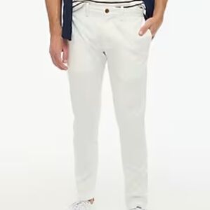 J Crew Slim-fit flex chino pant white 32x34 new